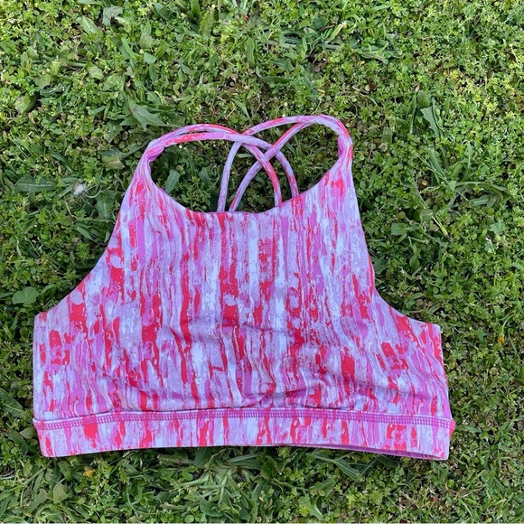 Zella girl sports bra strappy XL 14/16 Preowned high neck activewear casual - Picture 1 of 4